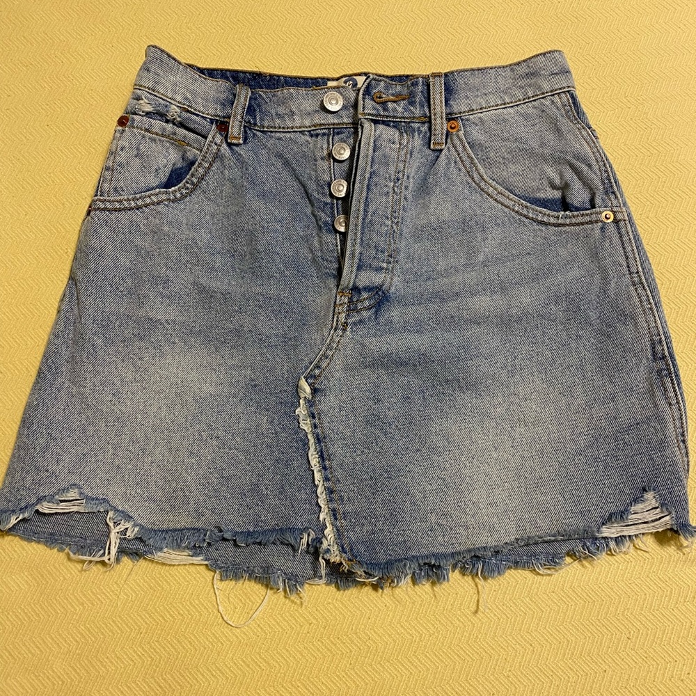 We the Free denim skirt
